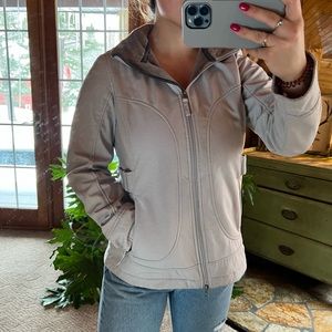 Free Country Freeform Super Softshell Grey Jacket Women’s Sz. Small